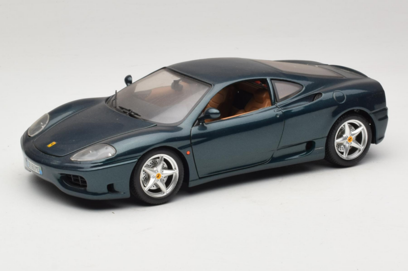 Ferrari 360 Modena Vert Foncé Métallique Bburago 1:18 3358-G2 Métal