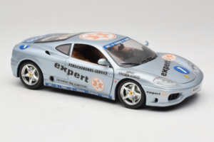 Ferrari 360 Modena Expert #1 Argent Bburago 1:18 3348-S1 Métal — image 6 sur 8