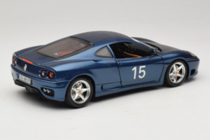 Ferrari 360 Modena #15 Édition Limitée Bleu Métallique Bburago 1:18 3358-F1 Métal — image 3 sur 8
