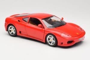 Ferrari 360 Modena Rouge Bburago 1:18 3358 Métal — image 6 sur 8