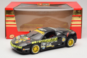 Ferrari 360 Modena Rentabel #314 Gagliardi Noir Bburago 1:18 3378-B1 Métal — image 8 sur 8