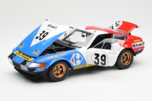 Ferrari 365 GTB/4 #39 J-C. Andruet / Lena 24 Hours of Le Mans 1972 Kyosho 1:18 08164E Métal — image 2 sur 8