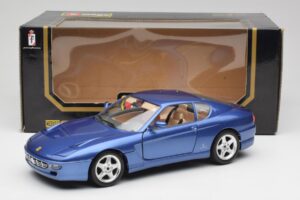 Ferrari 456 GT Blu Pozzi Bburago 1:18 3036-M3 Métal — image 8 sur 8