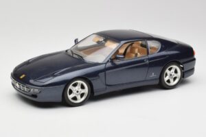 Ferrari 456 GT Bleu Bburago 1:18 3036 Métal