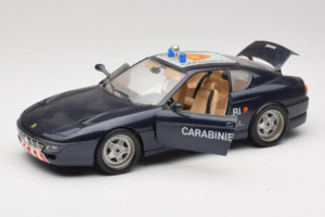 Ferrari 456 GT Carabinieri Noir Bburago 1:18 3036-B3 Métal — image 2 sur 8