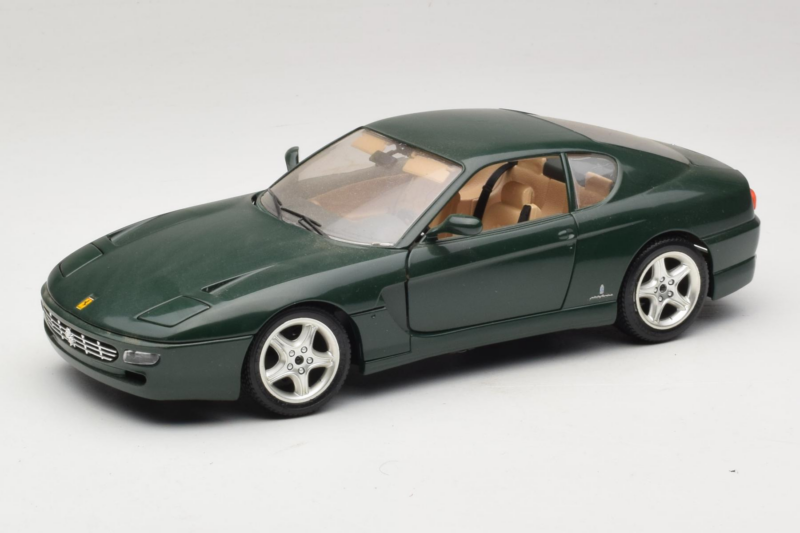 Ferrari 456 GT Vert Foncé Bburago 1:18 3046-GR1 Métal