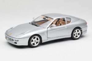 Ferrari 456 GT Argent Bburago 1:18 3036-M2 Métal