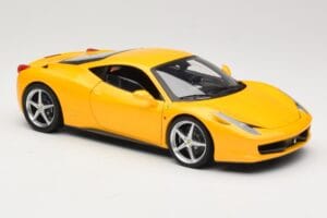 Ferrari 458 Italia Jaune Hot Wheels 1:18 P9894 Métal — image 6 sur 8