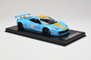 Ferrari 458 LB Works Gulf Blue Orange BBA 1:18 REMC033 Résine — image 4 sur 7