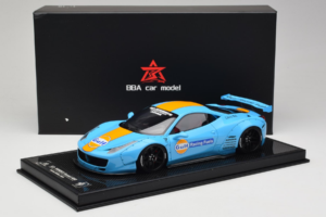 Ferrari 458 LB Works Gulf Blue Orange BBA 1:18 REMC033 Résine — image 7 sur 7