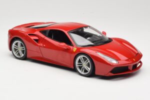 Ferrari 488 GTB Rouge Bburago 1:18 18-16008 Métal — image 6 sur 8
