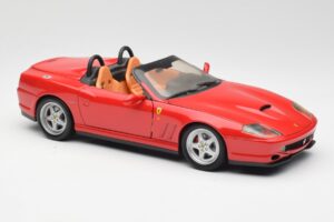 Ferrari 550 Barchetta Pininfarina Rouge Bburago 1:18 327660 Métal — image 6 sur 8