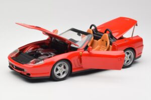 Ferrari 550 Barchetta Rosso Corsa Hot Wheels 1:18 74299294419 Métal — image 2 sur 8