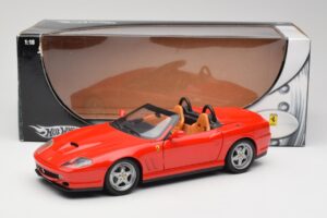 Ferrari 550 Barchetta Rosso Corsa Hot Wheels 1:18 74299294419 Métal — image 8 sur 8