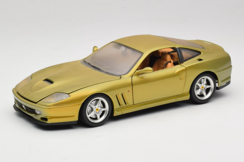 Ferrari 550 Maranello Gold Metallic Braccio & Gotz Bburago 1:18 3044-G1 Métal