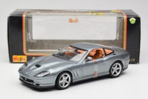 Ferrari 550 Maranello Gris Métallique Maisto 1:18 4839 Métal — image 6 sur 6