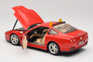 Ferrari 550 Maranello Safety Car Rosso Corsa Bburago 1:18 3064-P1 Métal — image 5 sur 8