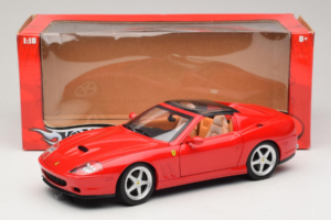 Ferrari 575M Superamerica Rouge Hot Wheels 1:18 J2858 Métal — image 8 sur 8