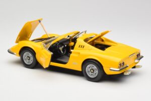 Ferrari Dino 246 GTS Jaune Hot Wheels 1:18 23920 Métal — image 5 sur 8