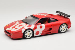 Ferrari F355 Berlinetta Rouge avec roues blanches UT Models 1:18 180074020-P2 Métal