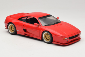 Ferrari F355 Berlinetta Rouge Avec Jantes Or Personnalisées UT Models 1:18 180074020-P5 Métal — image 6 sur 8