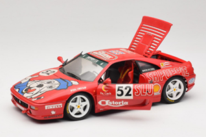 Ferrari F355 Berlinetta Slushuppie #52 M. Peters Rouge UT Models 1:18 180074020-P4 Métal — image 2 sur 8