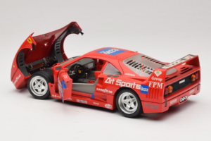 Ferrari F40 #40 J-P. Jabouille / O. Grouillard Art Sports 1987 Bburago 1:18 3332-A1 Métal — image 5 sur 8