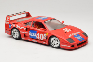 Ferrari F40 #40 J-P. Jabouille / O. Grouillard Art Sports 1987 Bburago 1:18 3332-A1 Métal — image 6 sur 8