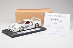 Ferrari F40 Autoliv Blanc Édition Limitée 150 pcs Exclusive Cars 1:18 EC001 Métal — image 9 sur 9