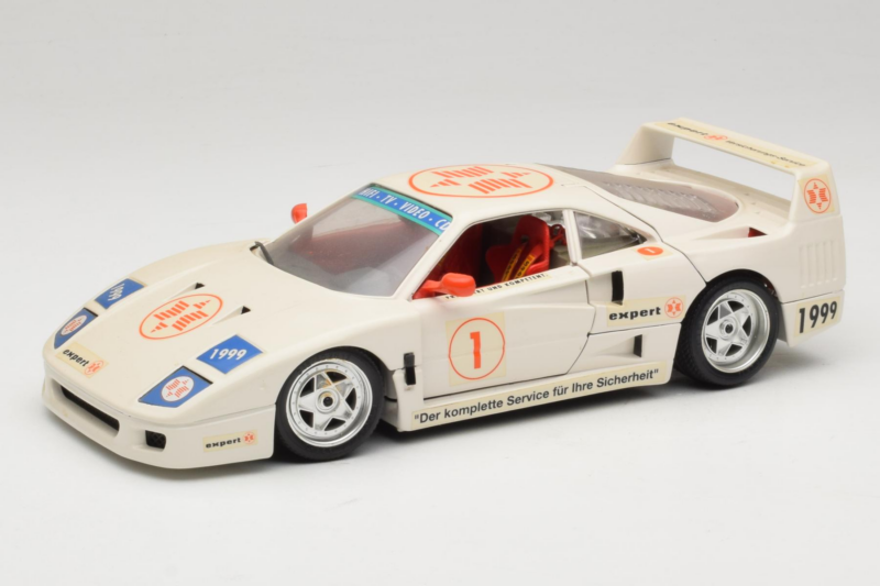 Ferrari F40 #1 Expert Blanc 1987 Bburago 1:18 3332-W2 Métal