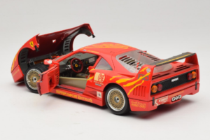 Ferrari F40 #3 F. Kroymans Ferrari Imports Kroymans BBS Wheels Rouge 1987 Bburago 1:18 3032-H1 Métal — image 5 sur 8
