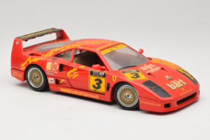 Ferrari F40 #3 F. Kroymans Ferrari Imports Kroymans BBS Wheels Rouge 1987 Bburago 1:18 3032-H1 Métal — image 6 sur 8