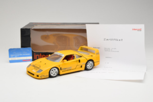 Ferrari F40 Interconti Car HiFi Jaune Bburago 1:18 3032-I1 Métal — image 8 sur 8
