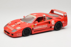 Ferrari F40 #6 V. Colombo L'Indipendente Rouge 1987 Bburago 1:18 3032-L1 Métal