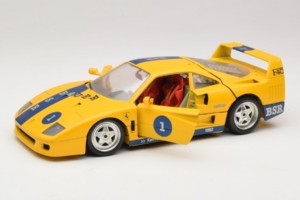 Ferrari F40 #1 Jaune Bauer Edition Limitée 100 pièces Bburago 1:18 BSR001 Métal — image 2 sur 8