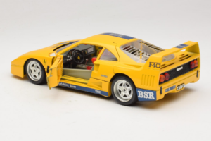 Ferrari F40 #1 Jaune Bauer Edition Limitée 100 pièces Bburago 1:18 BSR001 Métal — image 5 sur 8