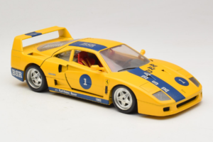 Ferrari F40 #1 Jaune Bauer Edition Limitée 100 pièces Bburago 1:18 BSR001 Métal — image 6 sur 8