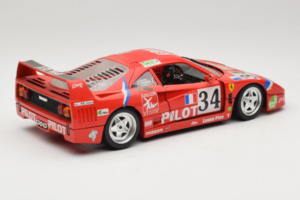 Ferrari F40 LM Pilot #34 Ferte / Thavenin / Palau 24 Hours of Le Mans 1995 Rouge Bburago 1:18 3032-P3 Métal — image 3 sur 8