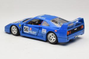 Ferrari F40 Pilot #56 Bleu Bburago 1:18 3332-BL1 Métal — image 7 sur 8