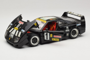 Ferrari F40 Pirelli Agip #1 Noir Bburago 1:18 3332-B1 Métal — image 2 sur 8