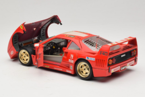 Ferrari F40 Evoluzione #1 Pirelli Agip Rouge avec Roues Or 1992 Bburago 1:18 3042-P2 Métal — image 5 sur 8