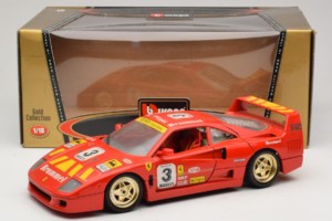 Ferrari F40 #3 Pirelli Rouge 1987 Bburago 1:18 3332-P4 Métal — image 8 sur 8