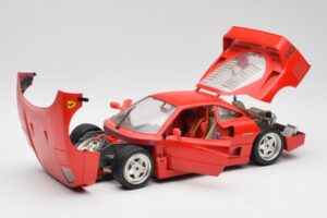 Ferrari F40 Rouge Bburago 1:18 3032 Métal — image 2 sur 8