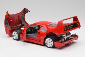 Ferrari F40 Rouge Bburago 1:18 3332 Métal — image 5 sur 8