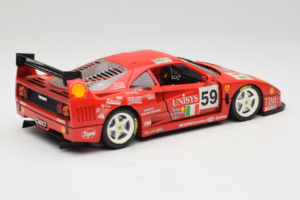 Ferrari F40 LM Unisys #59 Ota / P. Nappi / R. Donovan 24 Hours of Le Mans 1996 Bburago 1:18 3032-U1 Métal — image 3 sur 8
