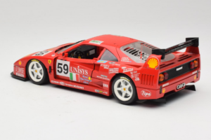 Ferrari F40 LM Unisys #59 Ota / P. Nappi / R. Donovan 24 Hours of Le Mans 1996 Bburago 1:18 3032-U1 Métal — image 7 sur 8