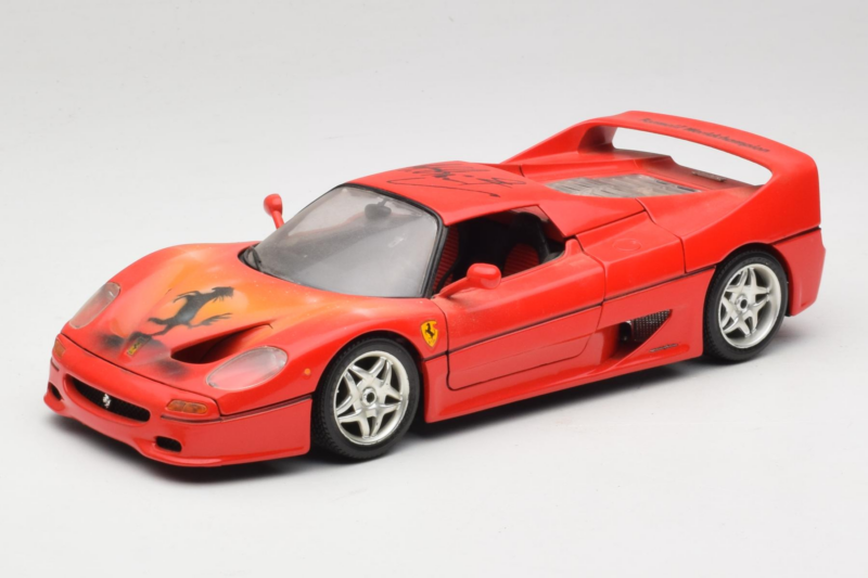 Ferrari F50 Braccio & Gotz M. Schumacher Edition Signature Bburago 1:18 MS Métal