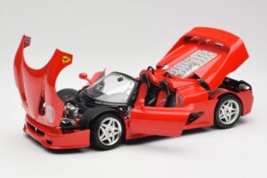 Ferrari F50 Cabriolet Rouge Bburago 1:18 3352 Métal — image 2 sur 8