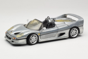 Ferrari F50 Cabriolet Chrome Silver Édition Limitée Hot Wheels 1:18 25741 Métal