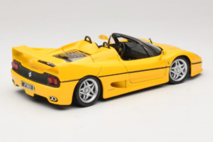 Ferrari F50 Cabriolet Shell Jaune Maisto 1:18 3076-Y2 Métal — image 3 sur 8
